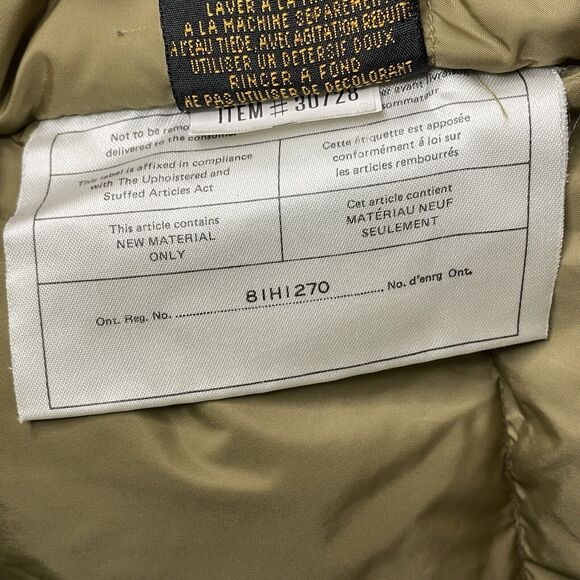 VTG Eddie Bauer Dark Green Premium Goose Down Expedition Parka Jacket Men Large - Picture 11 of 14